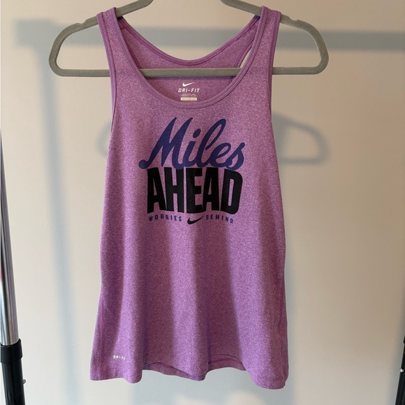 Nike Tops - Nike Women's Miles Ahead Purple Tank Top size medium